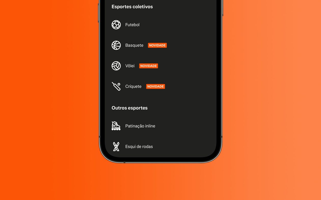 Strava adiciona suporte a basquete, vôlei, críquete, pádel e dança