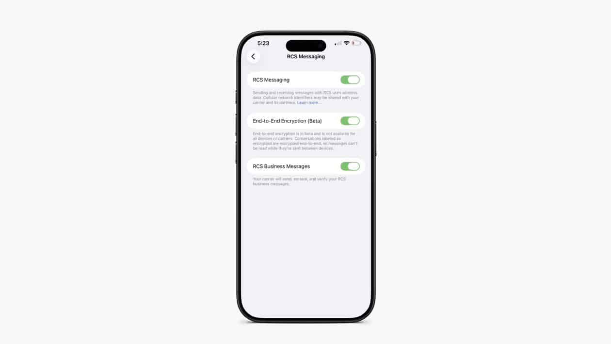 Beta do iOS 26.5 retoma testes de criptografia em mensagens RCS; confira outras novidades