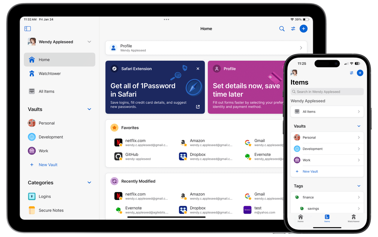 Alguns planos do 1Password ficarão mais caros a partir de março