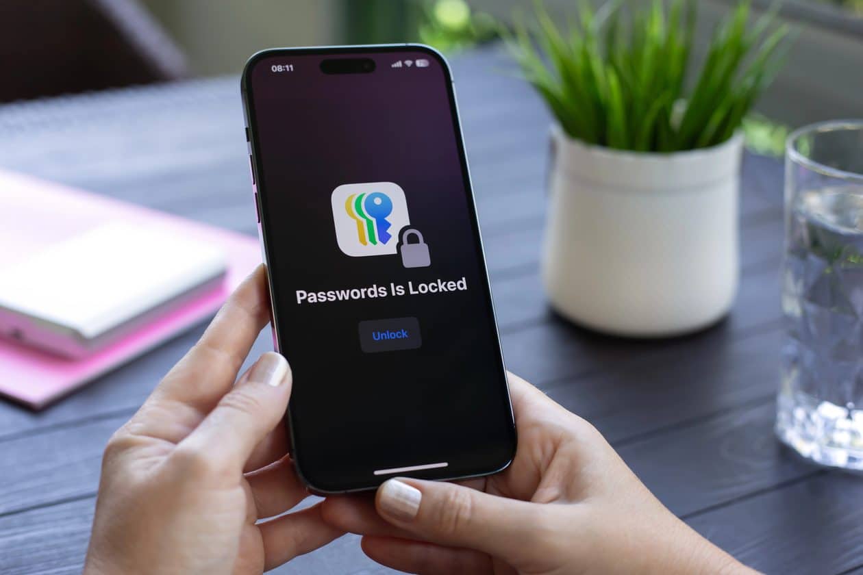 Como exportar os seus dados do 1Password para o app Senhas