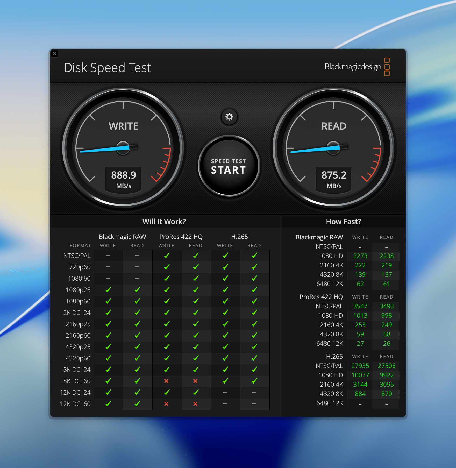Teste de velocidade do SanDisk Creator Portable Phone SSD