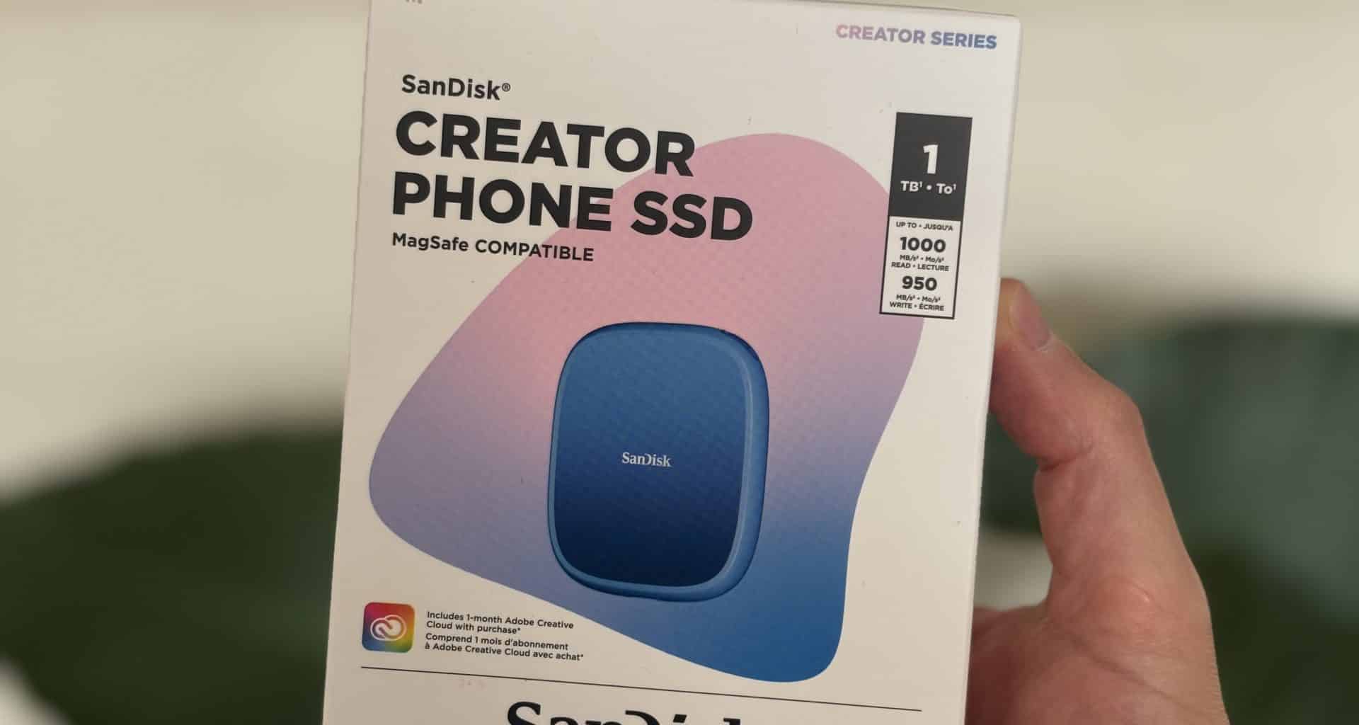 SanDisk Creator Portable Phone SSD