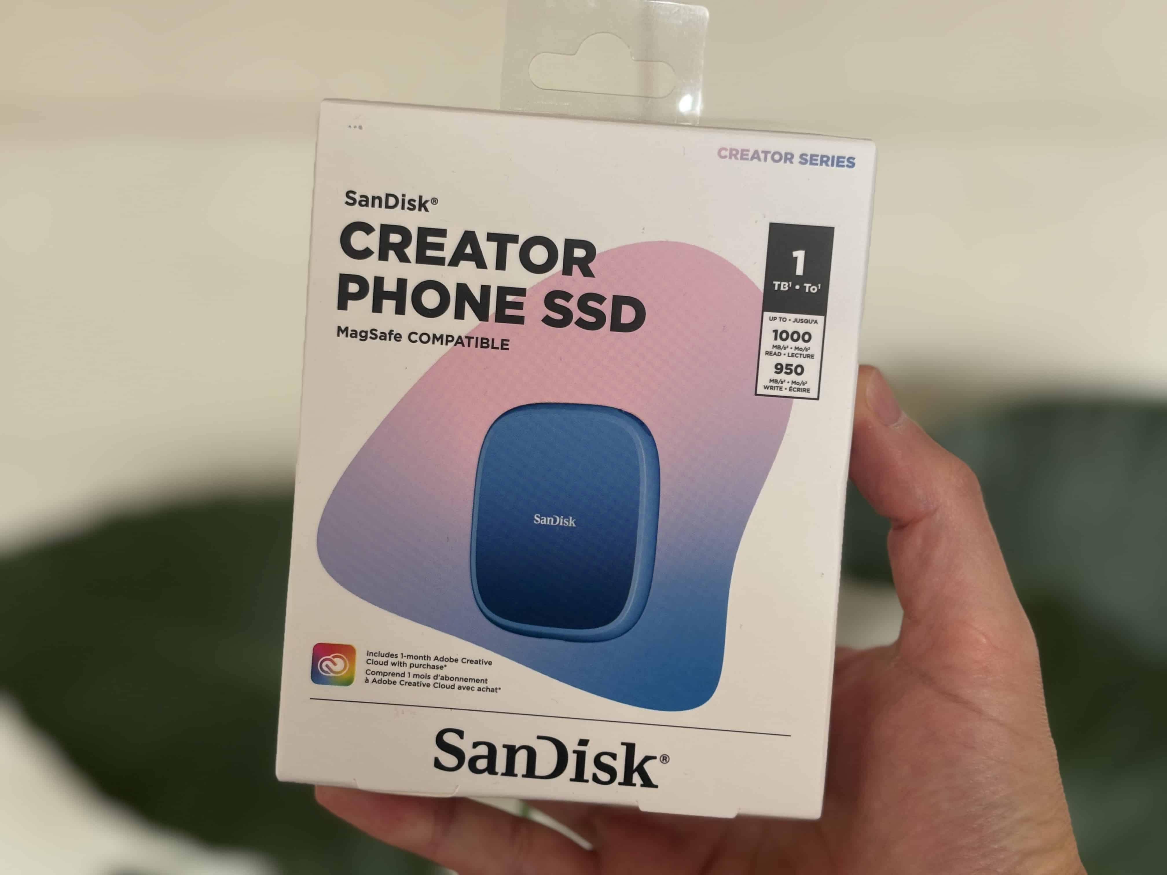 SanDisk Creator Portable Phone SSD