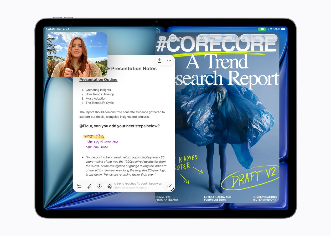 Novo iPad Air é lançado e agora conta com os chips M4, N1 e C1X