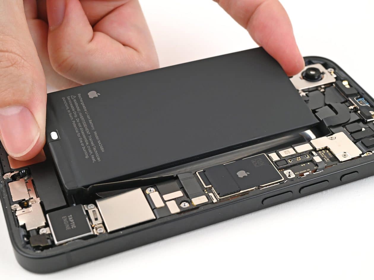 Bateria do iPhone 16e