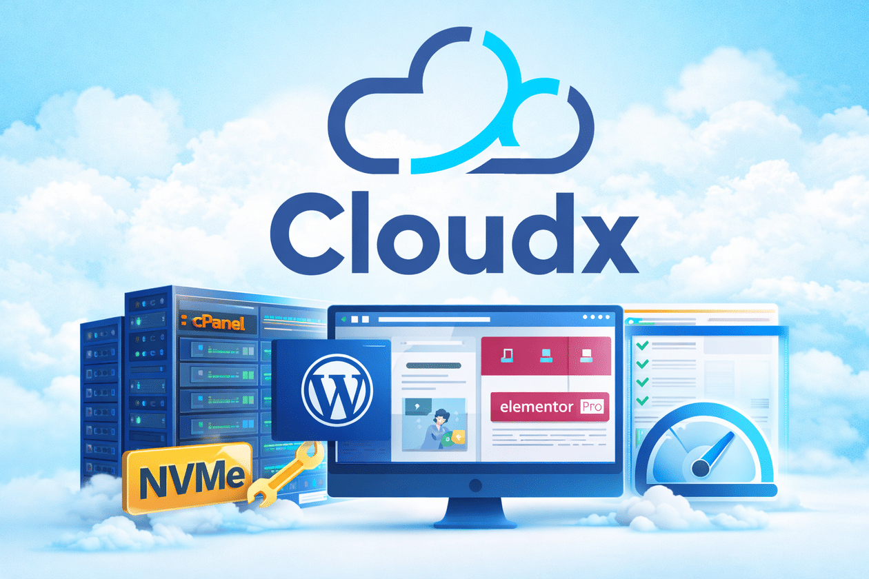 ★ Hospedagem de sites da Cloudx: performance, segurança e recursos profissionais para WordPress