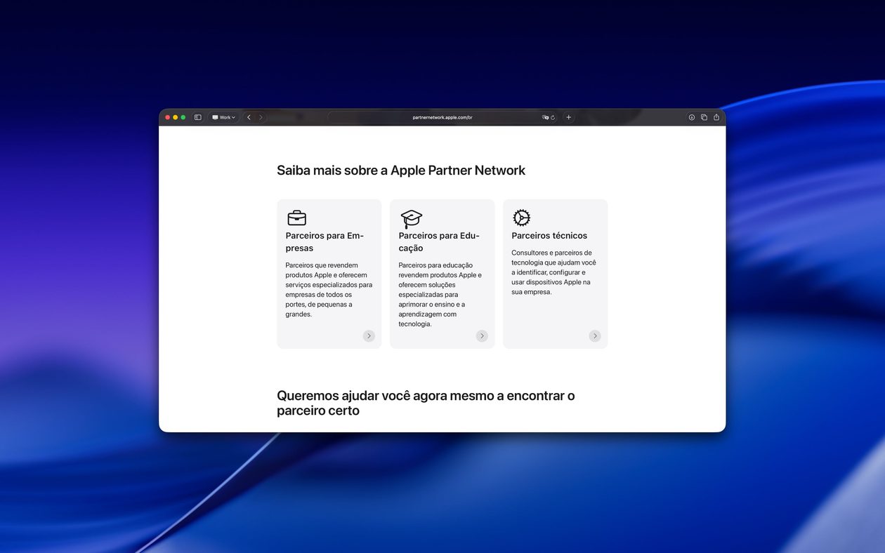 Apple lança ferramenta para ajudar a encontrar seus parceiros certificados