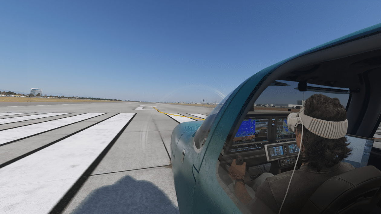 X-Plane no Apple Vision Pro