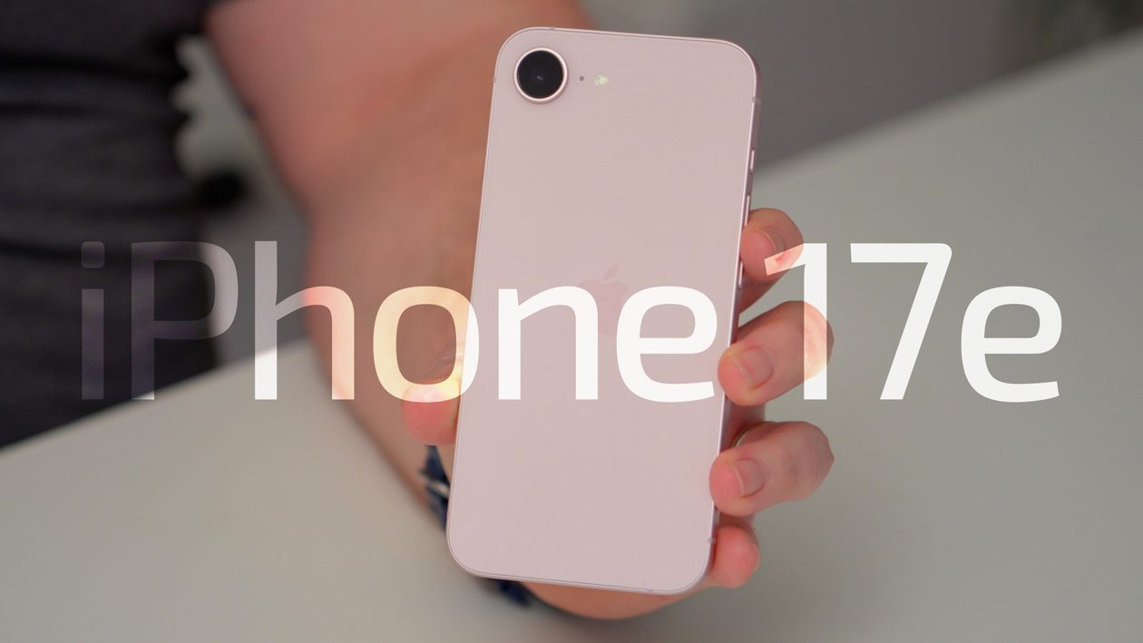 Vídeo: iPhone 17e em mãos — MagSafe, chip A19 e nova cor rosa-pálida