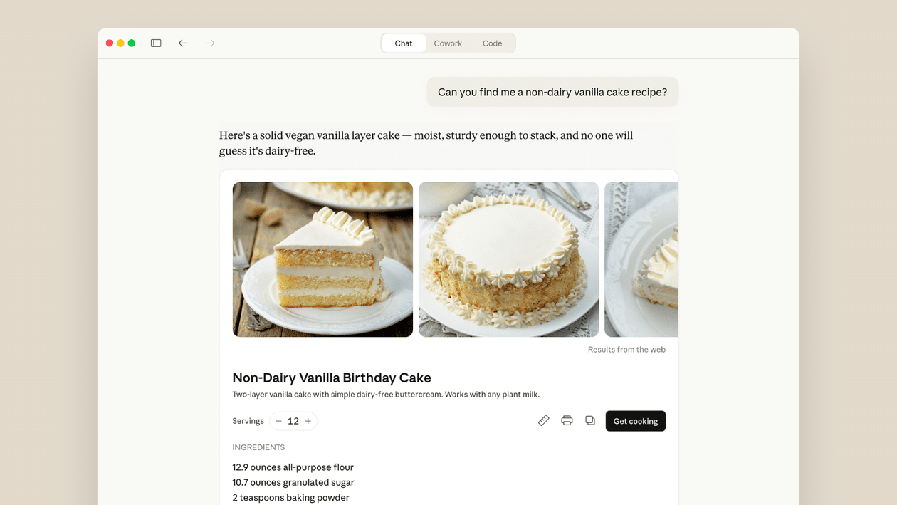 Claude agora cria conteúdos visuais interativos diretamente na conversa