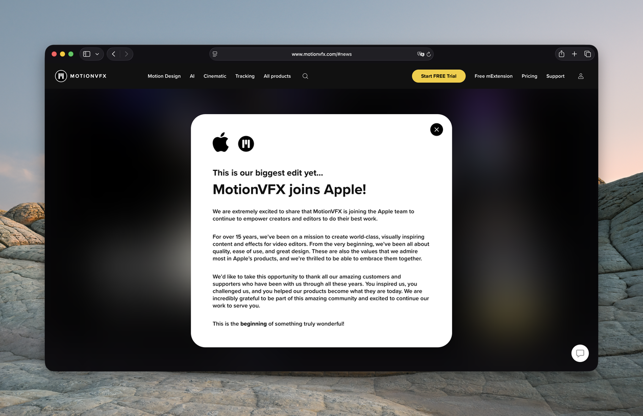 Apple compra a MotionVFX, conhecida por plugins e efeitos para o Final Cut Pro