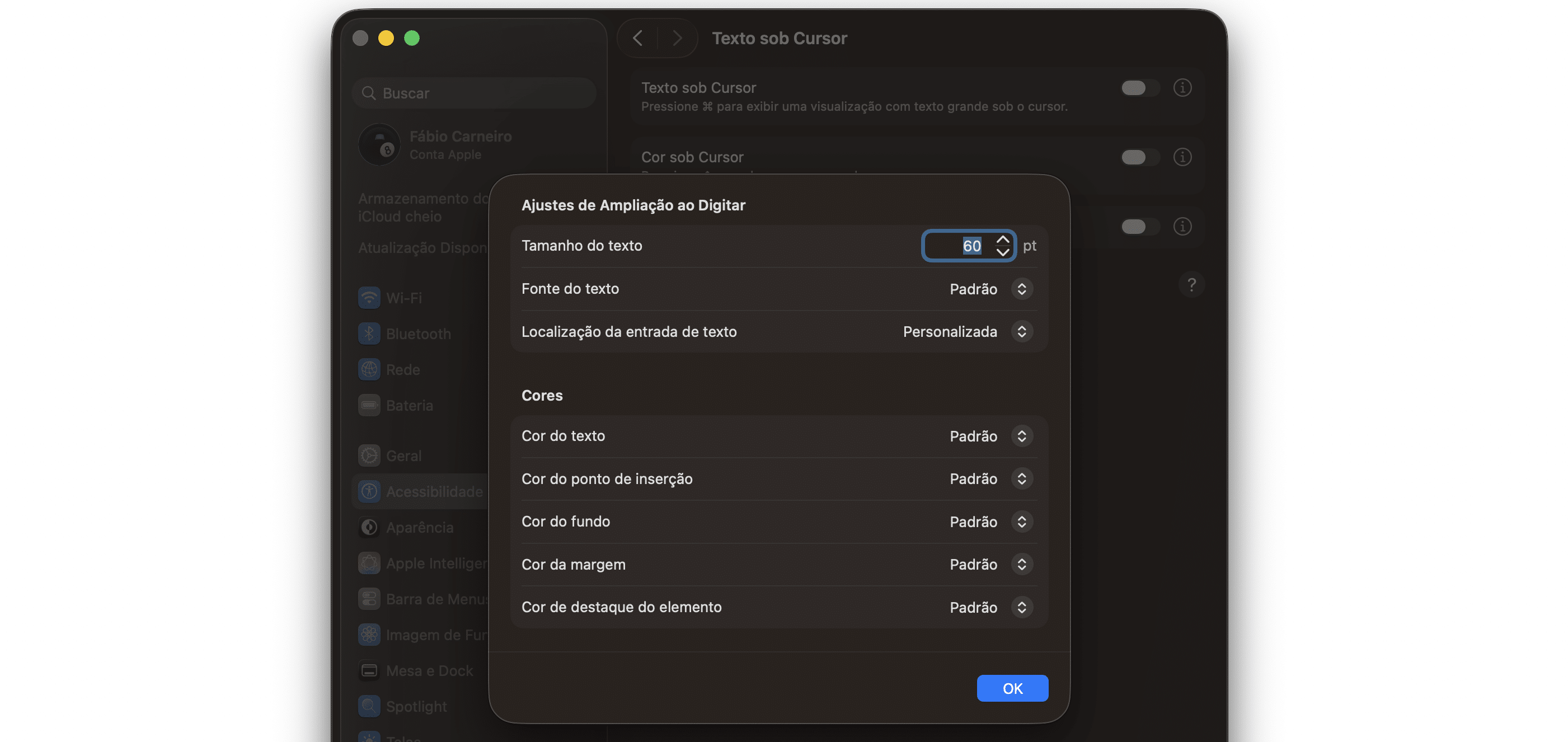 Como mudar o tamanho da Ampliação ao Digitar [iPhone, iPad e Mac]