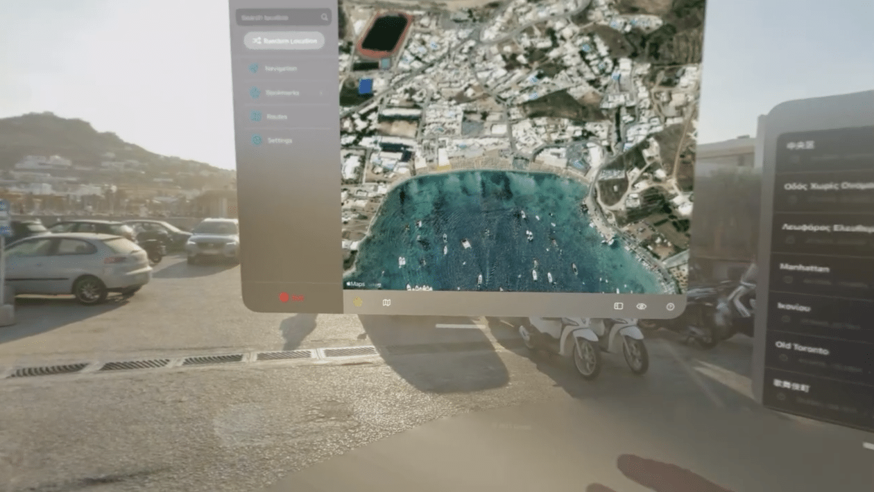 Waddle é um app que leva a navegação do Street View ao Apple Vision Pro