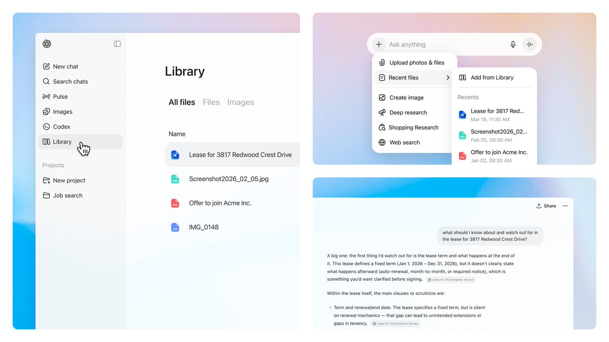 ChatGPT ganha biblioteca, aprimora busca de produtos e descontinua Sora