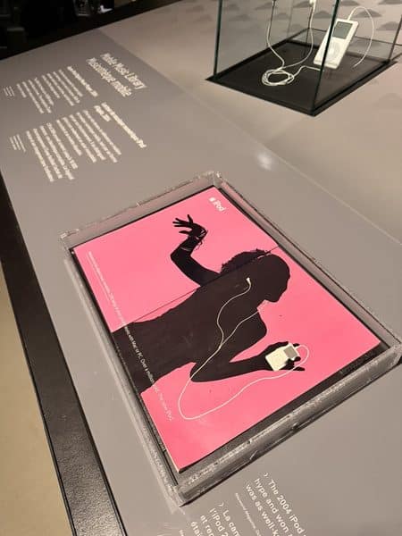 iPod classic exposto no museu