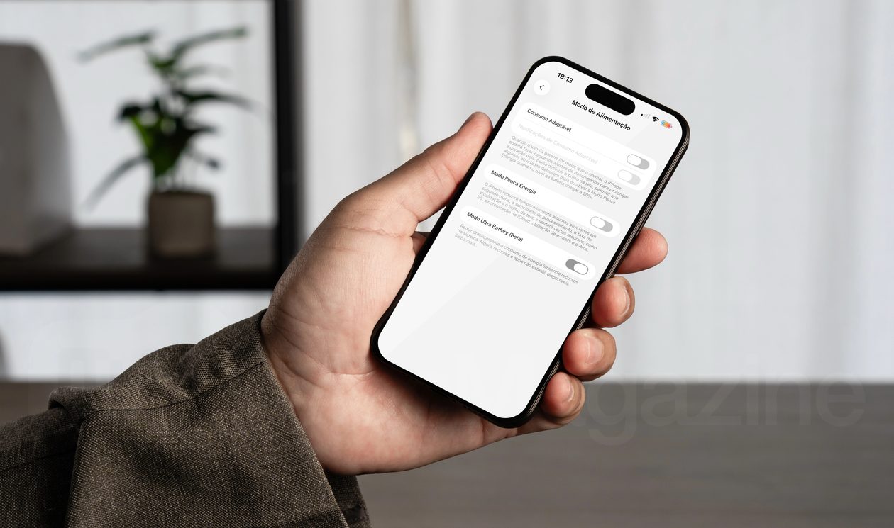 Beta do iOS 26.5 esconde modo “Ultra Battery” que reduz drasticamente o consumo de bateria do iPhone