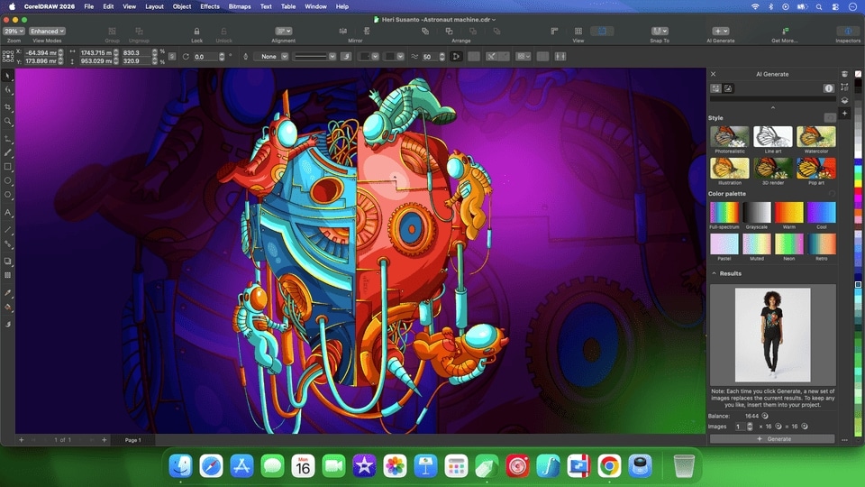 CorelDRAW Graphics Suite 2026 é anunciada com seleção de recursos de IA