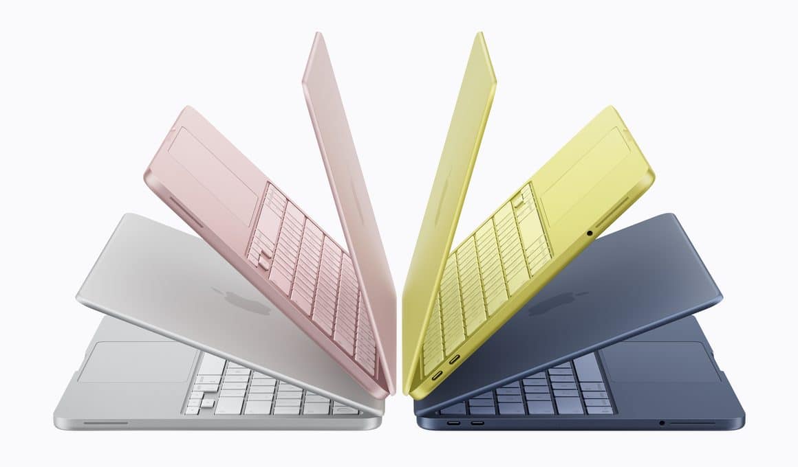 Todas as cores do MacBook Neo