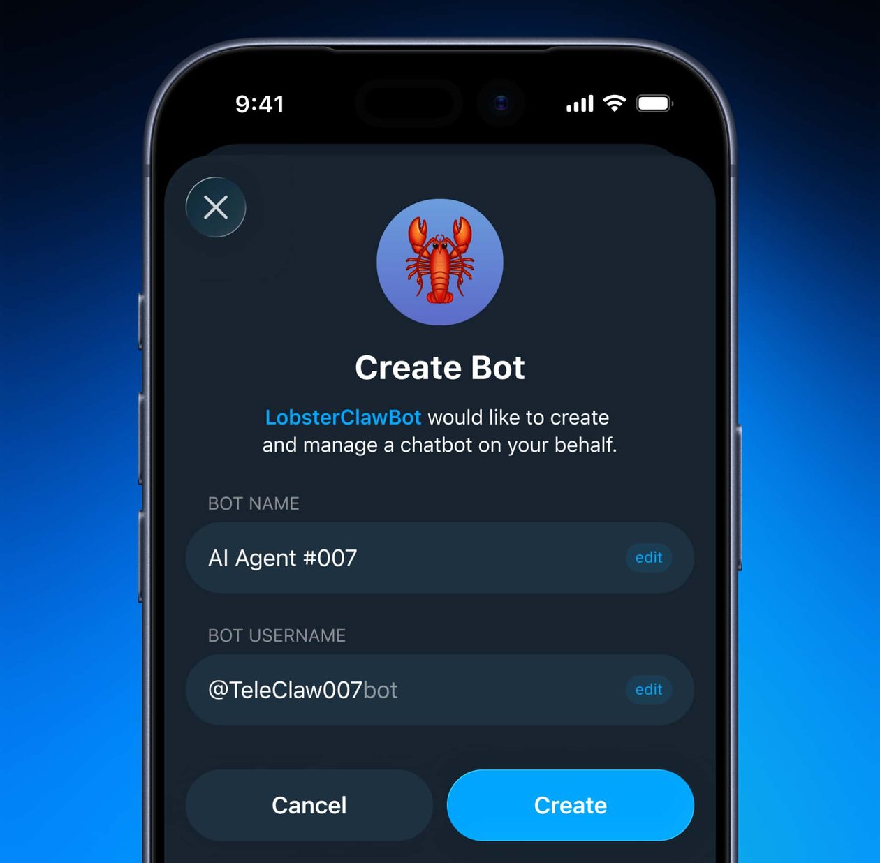 Telegram agente IA bots
