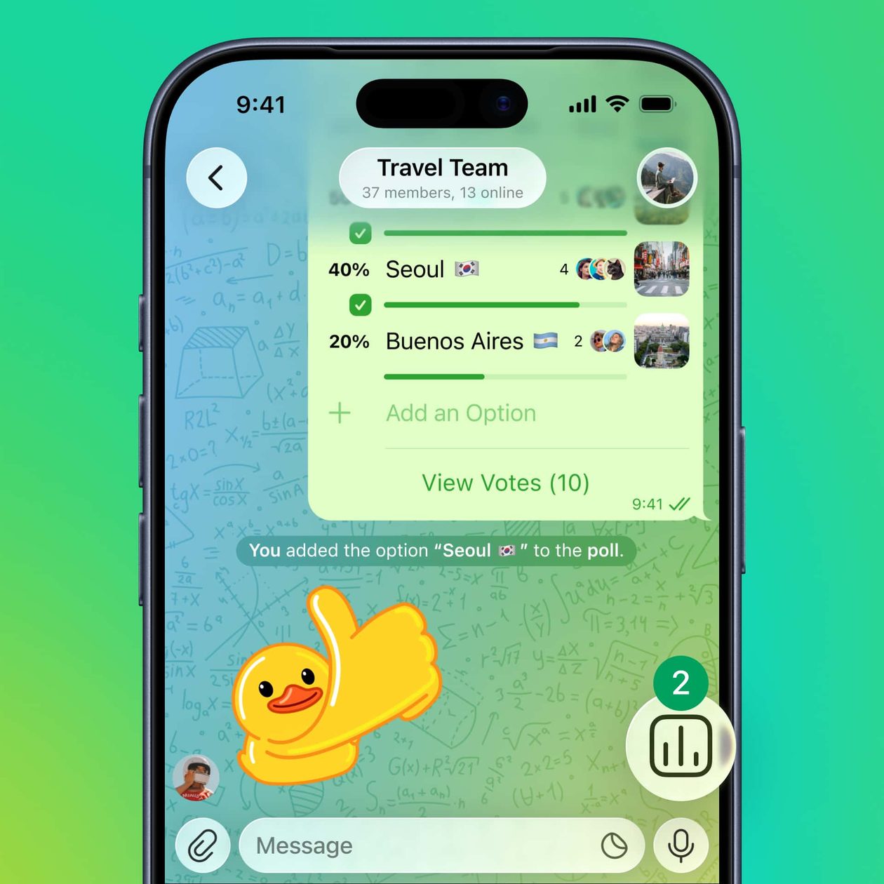 Enquetes no Telegram