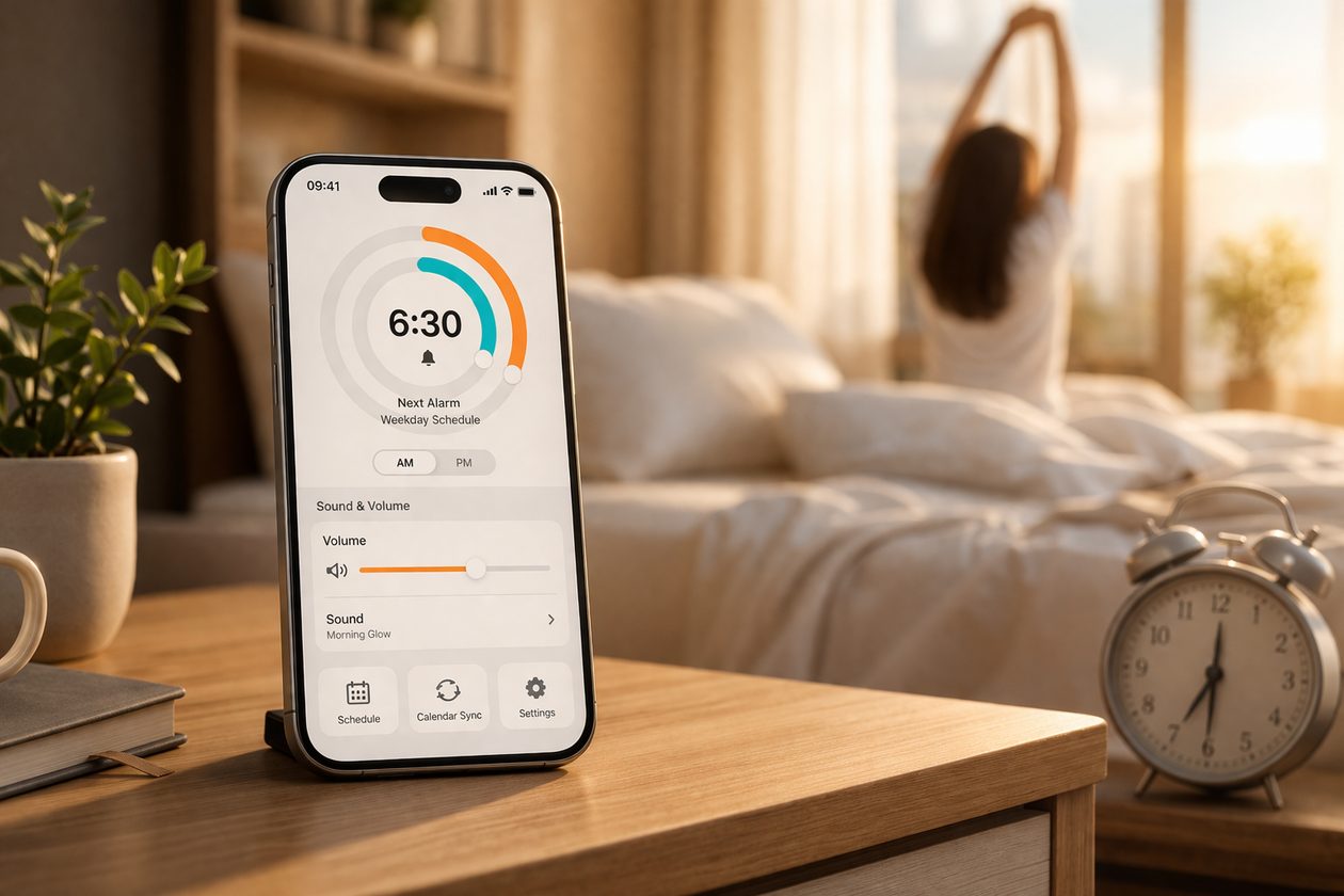 VariAlarm é um app que permite agrupar alarmes para diferentes rotinas