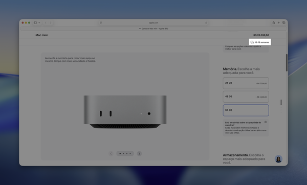 Disponibilidade do Mac mini no Brasil