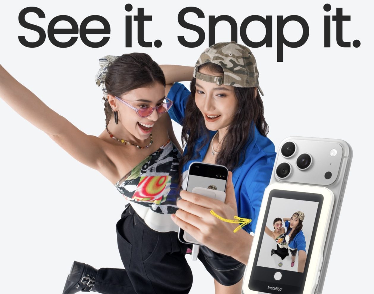 Insta360 lança tela com MagSafe que espelha a câmera traseira do iPhone