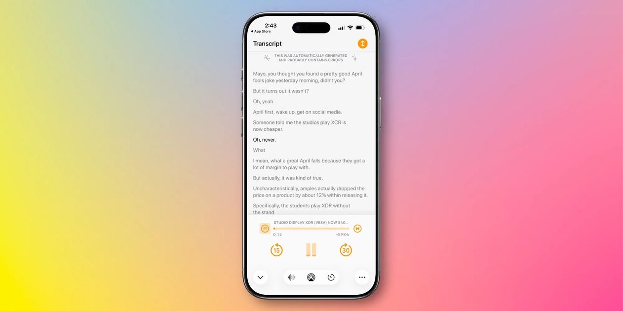 App Overcast ganha transcrições de podcasts em nova atualização