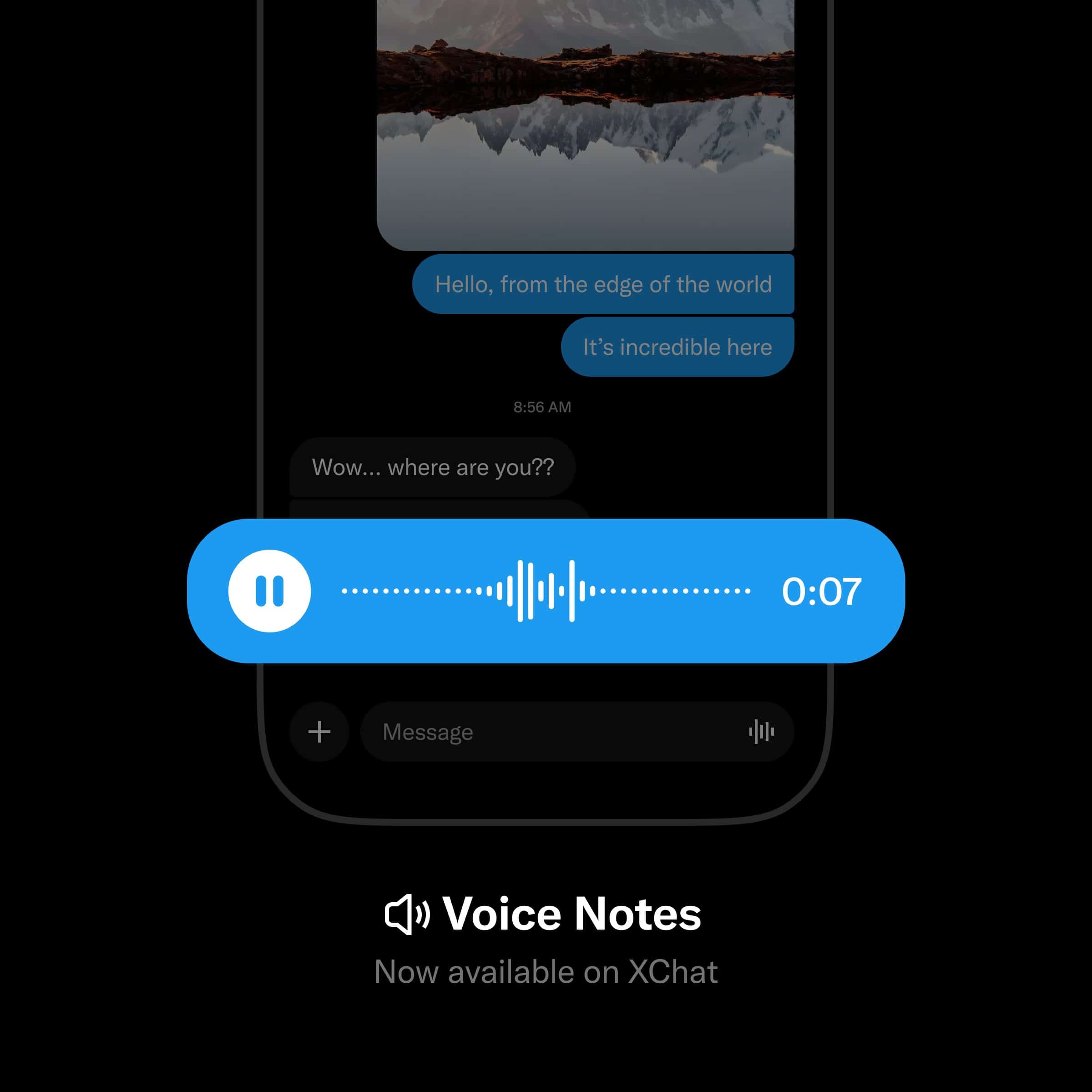 Voice Notes no XChat