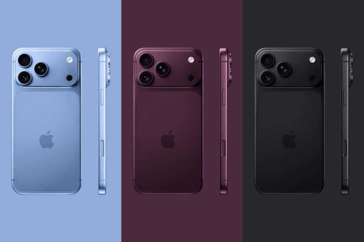 Supostas cores dos "iPhones 18 Pro"