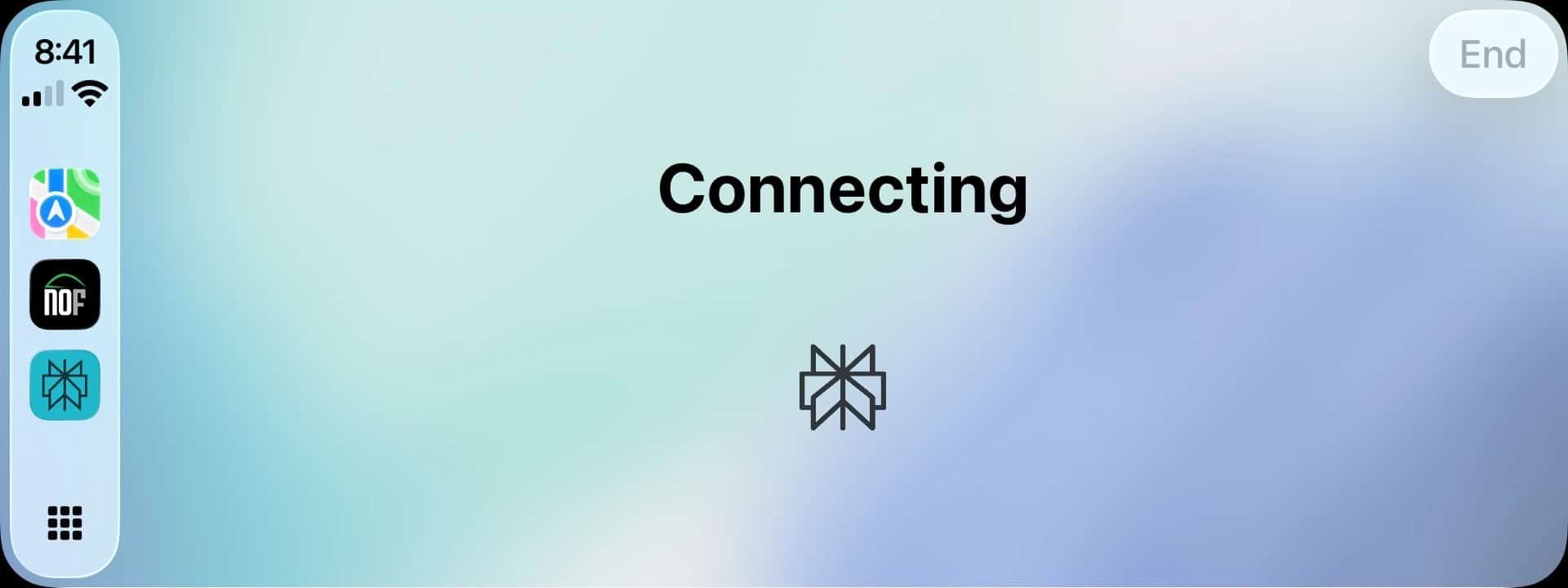 App da Perplexity no CarPlay