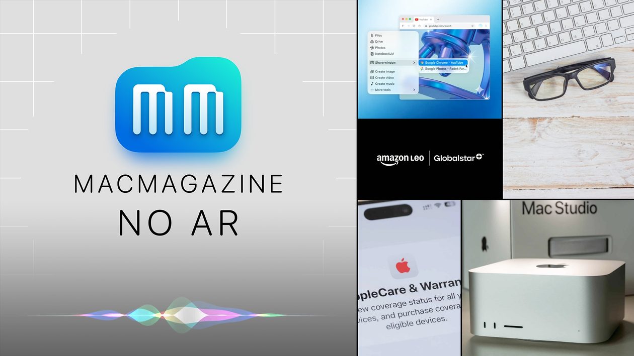 MacMagazine no Ar #678: óculos da Apple com IA, Amazon compra a Globalstar, Gemini para macOS e muito mais!