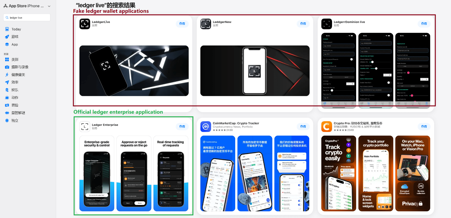 Dezenas de aplicativos falsos de criptomoedas são vistos na App Store