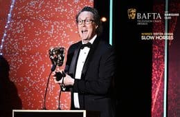 Will Smith, roteirista de Slow Horses, nos BAFTA TV Craft Awards 2026