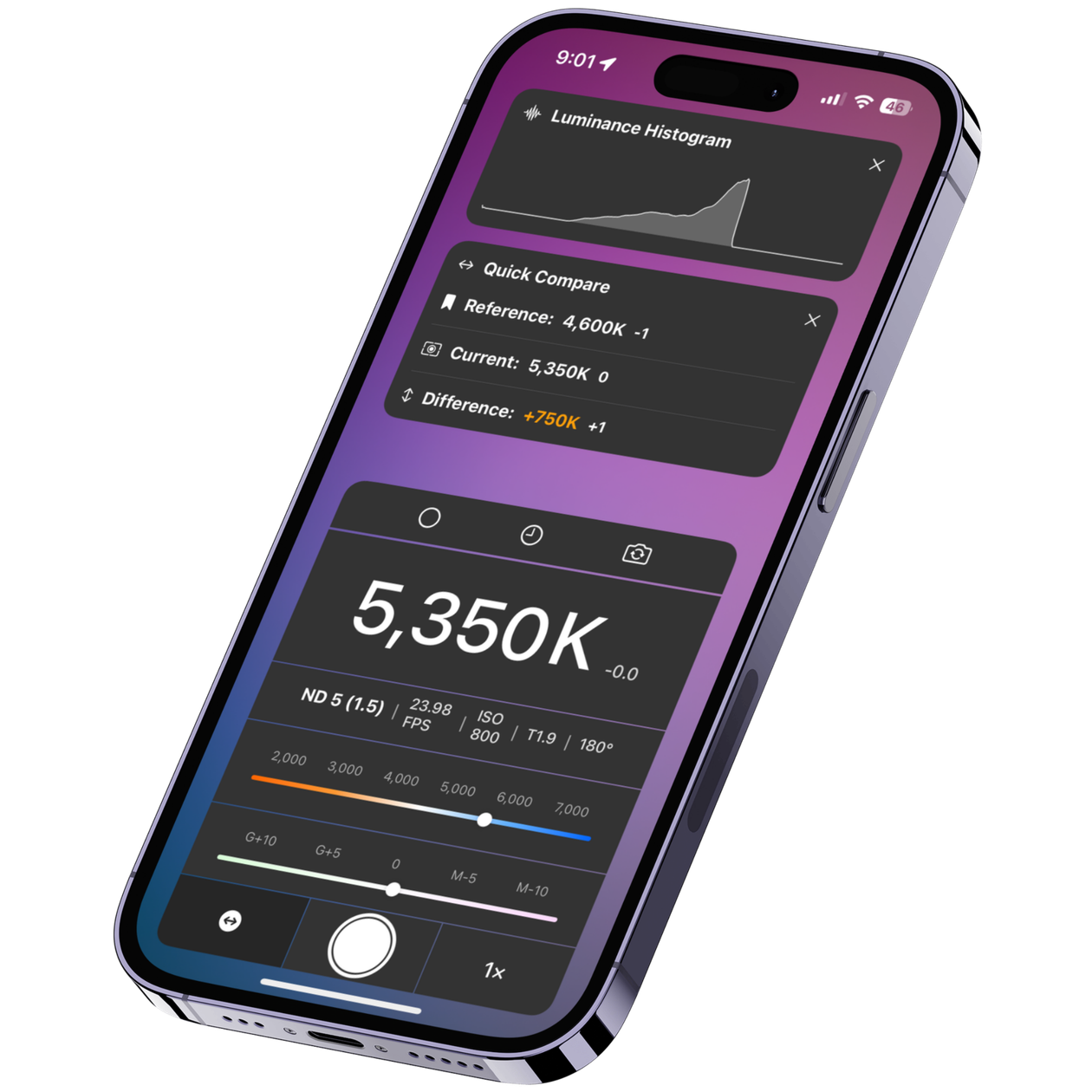 App CineTemp facilita medições de luz e cor para criadores de vídeo