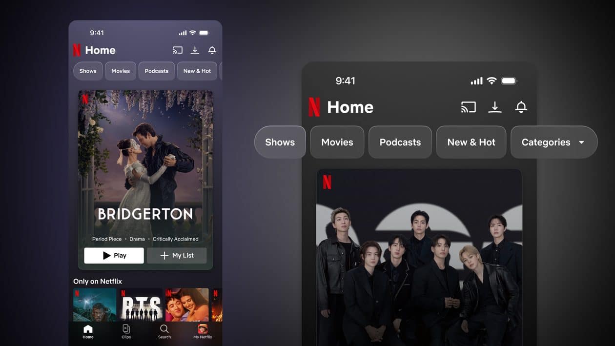 App da Netflix ganha atualização com foco em vídeos verticais
