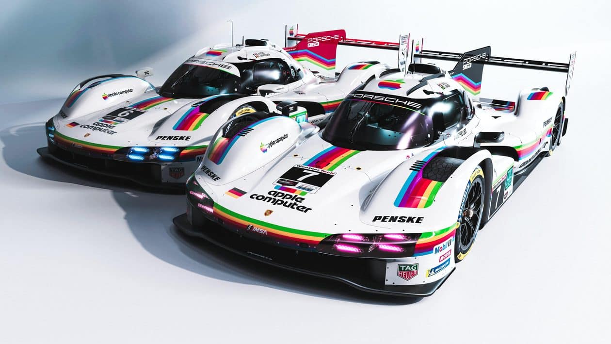 Porsche usará pintura inspirada em patrocínio da Apple de 1980 em corrida do IMSA