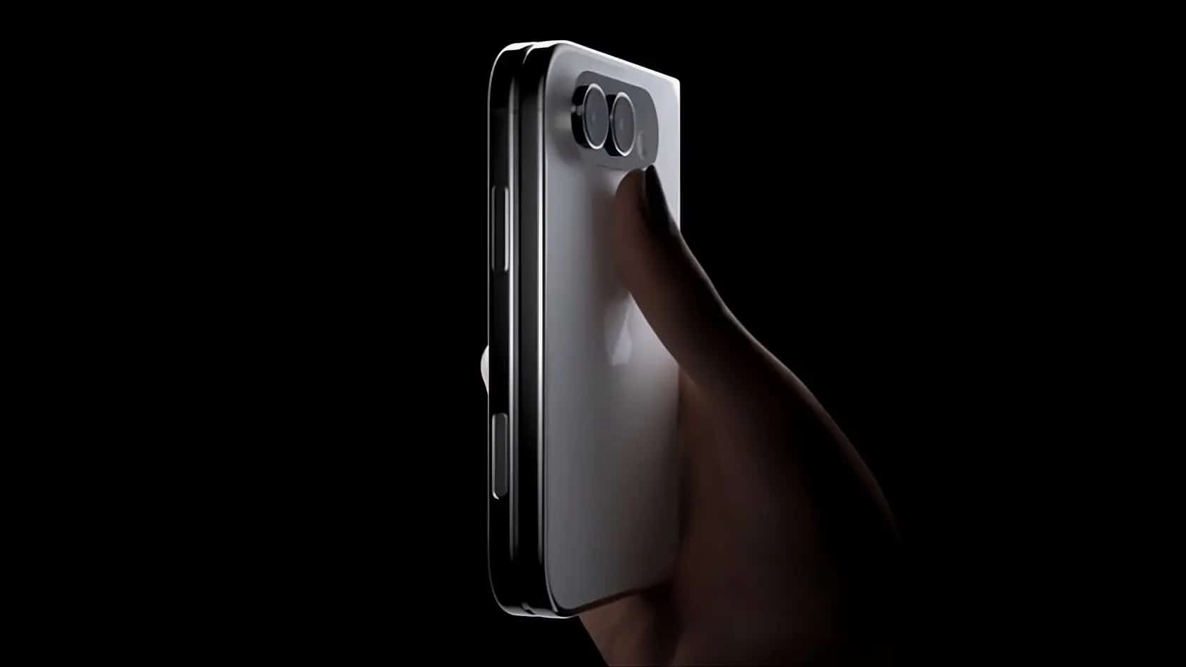 Suposto render do "iPhone Fold"