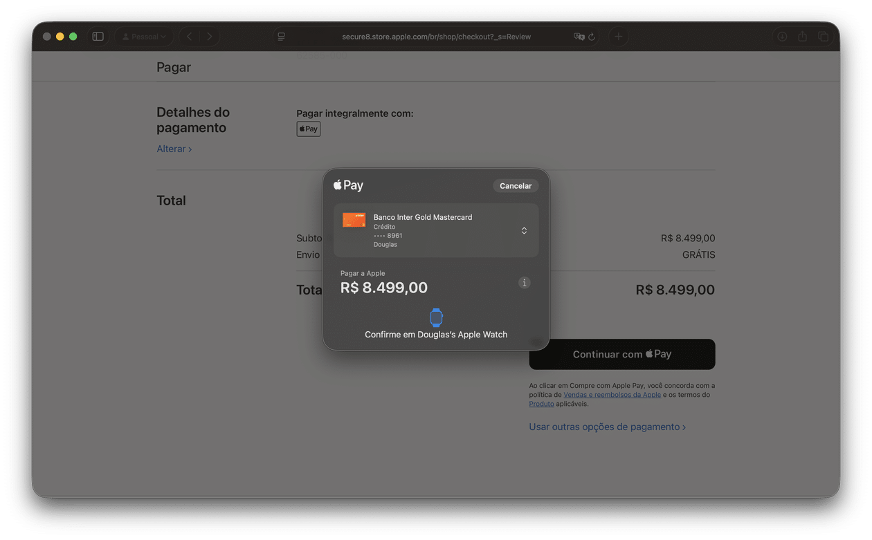 Apple Pay na Apple Store Online