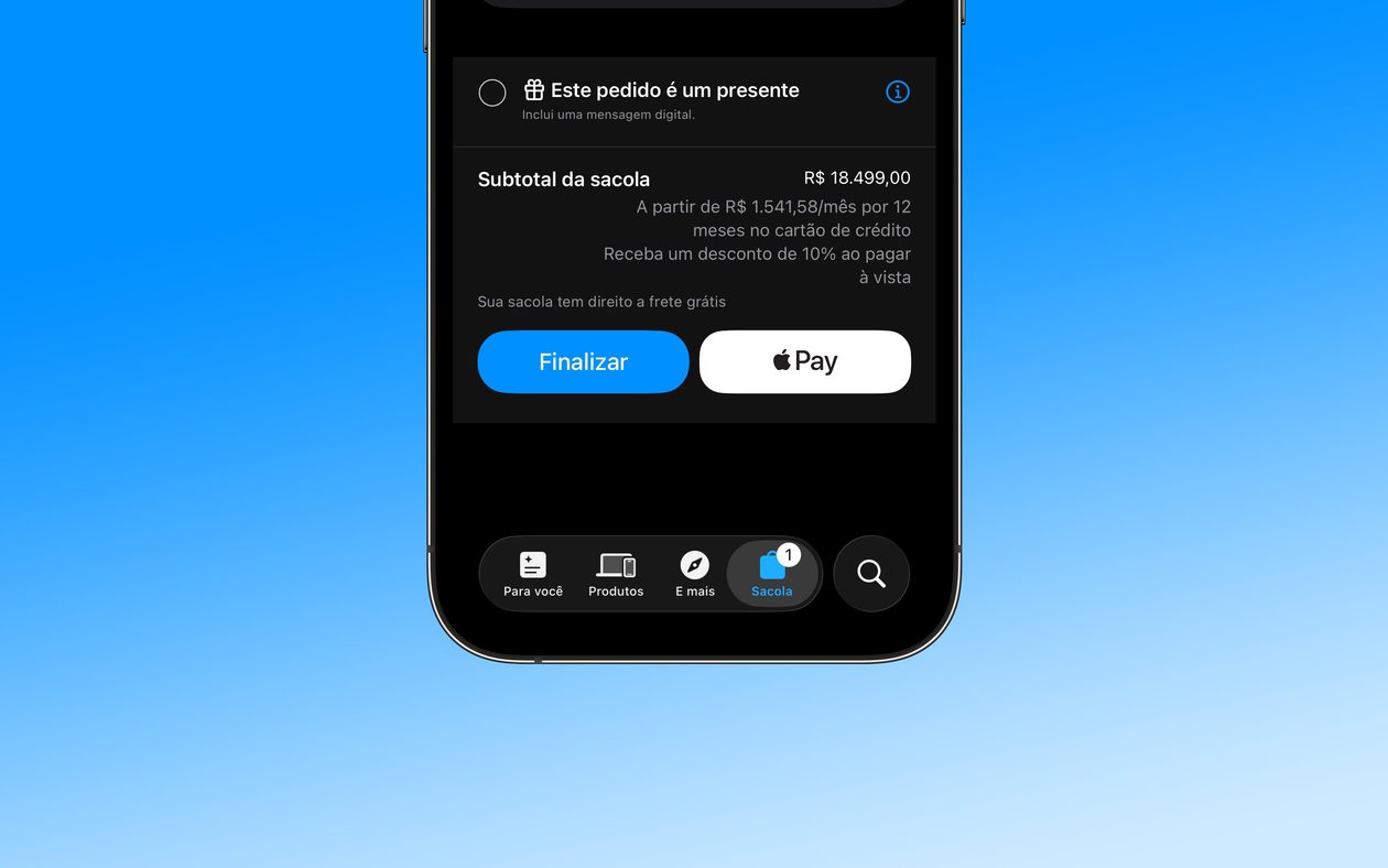 Apple Pay finalmente chega à loja online e ao app da Apple Store no Brasil