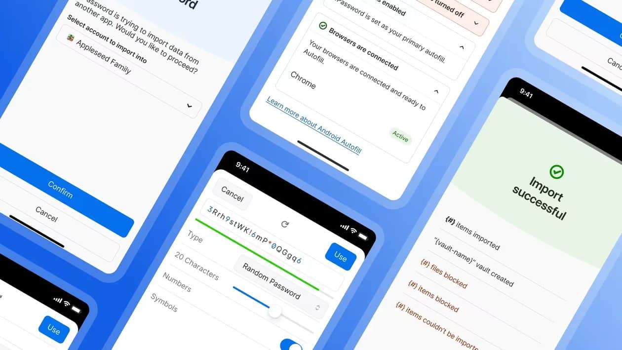 1Password agora pode gerar e salvar senhas nativamente no iOS