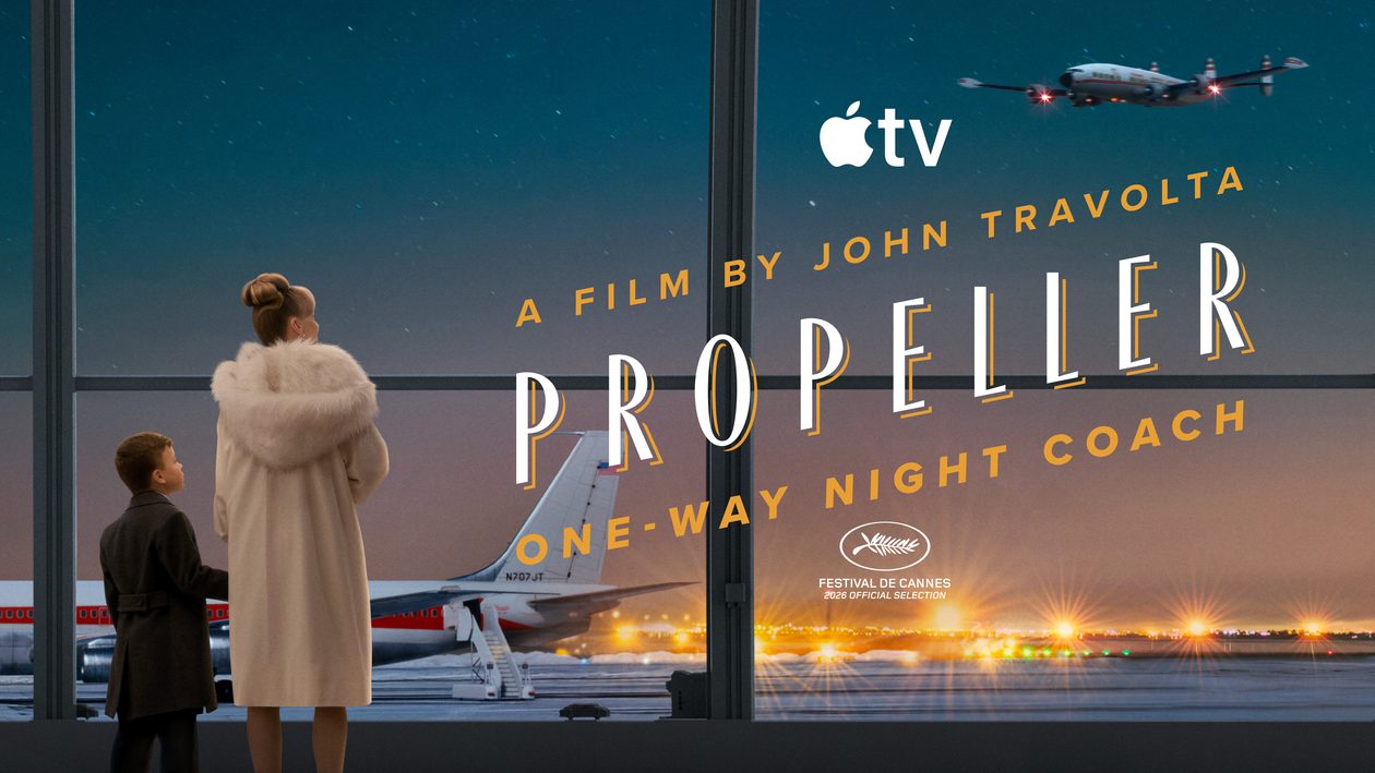 Apple TV divulga trailer de “Propeller One-Way Night Coach”, curta dirigido por John Travolta