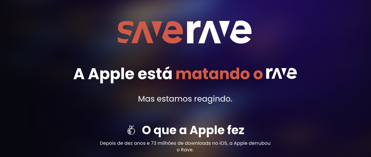 Rave: Apple é processada por remover aplicativo de watch party da App Store