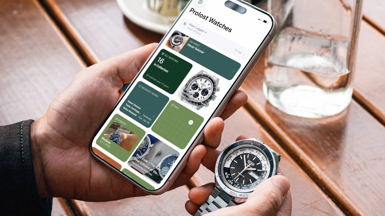 Prolost Watches é um app pensado para colecionadores de relógios