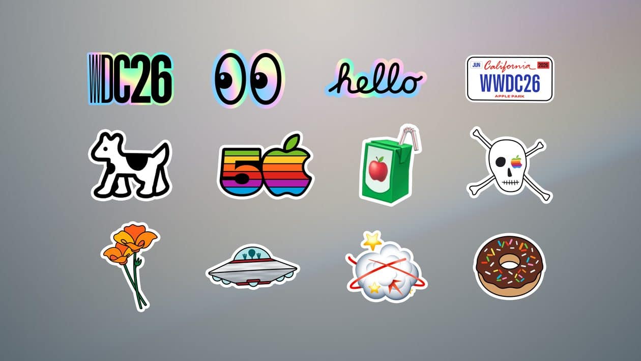 Novos adesivos do app Apple Developer