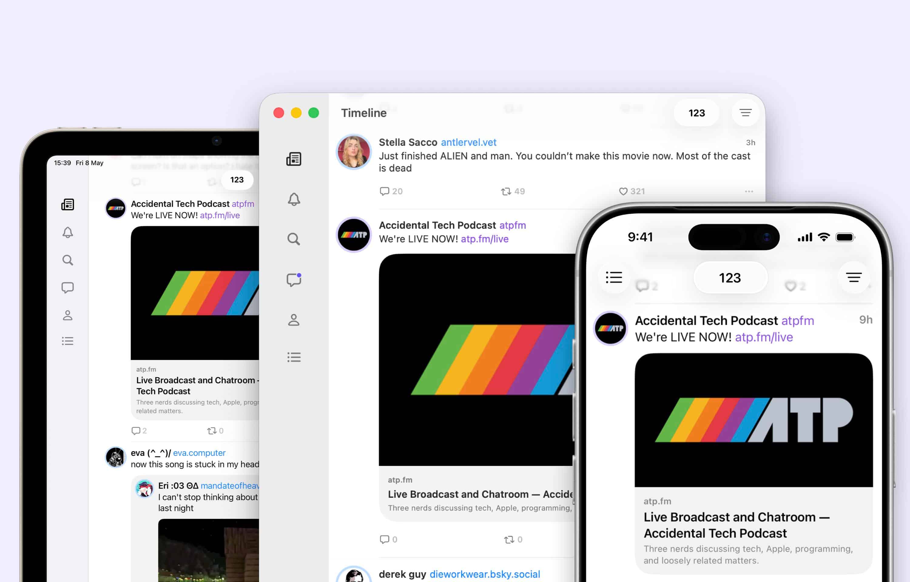 Indigo: app reúne timelines do Bluesky e do Mastodon em um só lugar