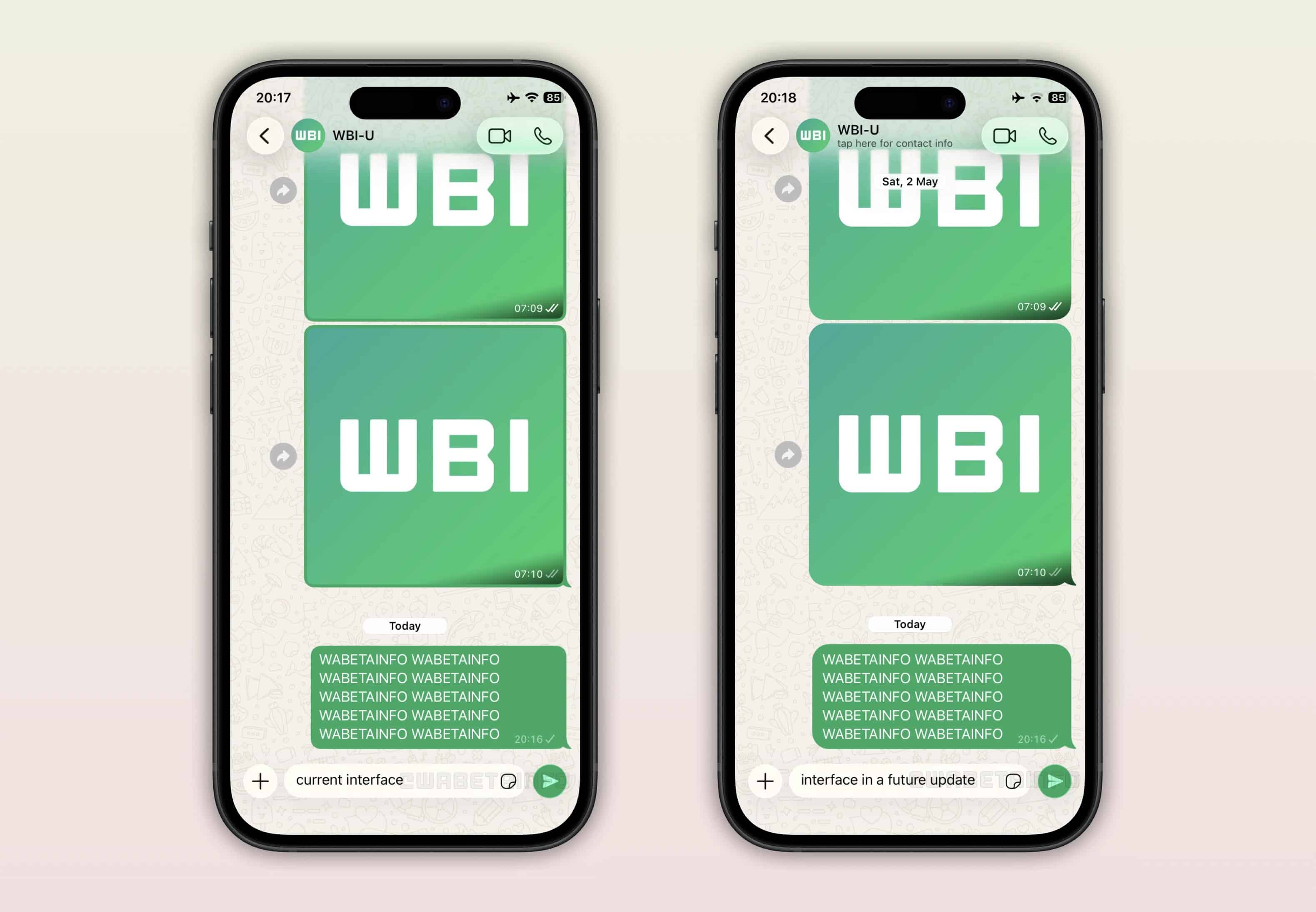 Bolhas do WhatsApp