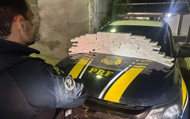 83 iPhones apreendidos pela PRF em Rosário do Sul (RS)