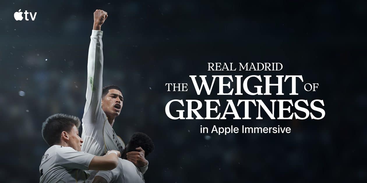 Apple divulga trailer de “Real Madrid: The Weight of Greatness”, documentário imersivo para o Vision Pro