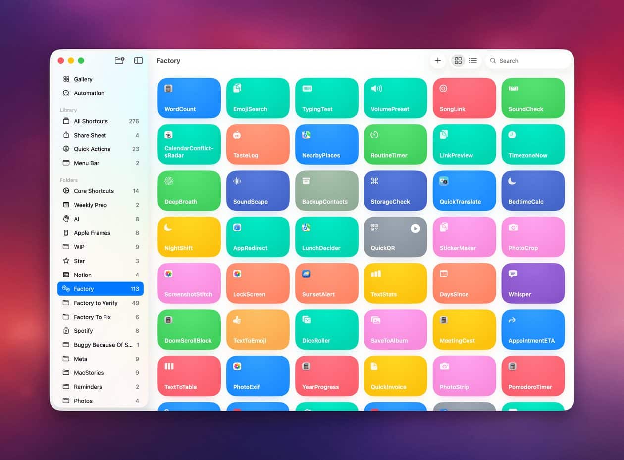 Shortcuts Playground
